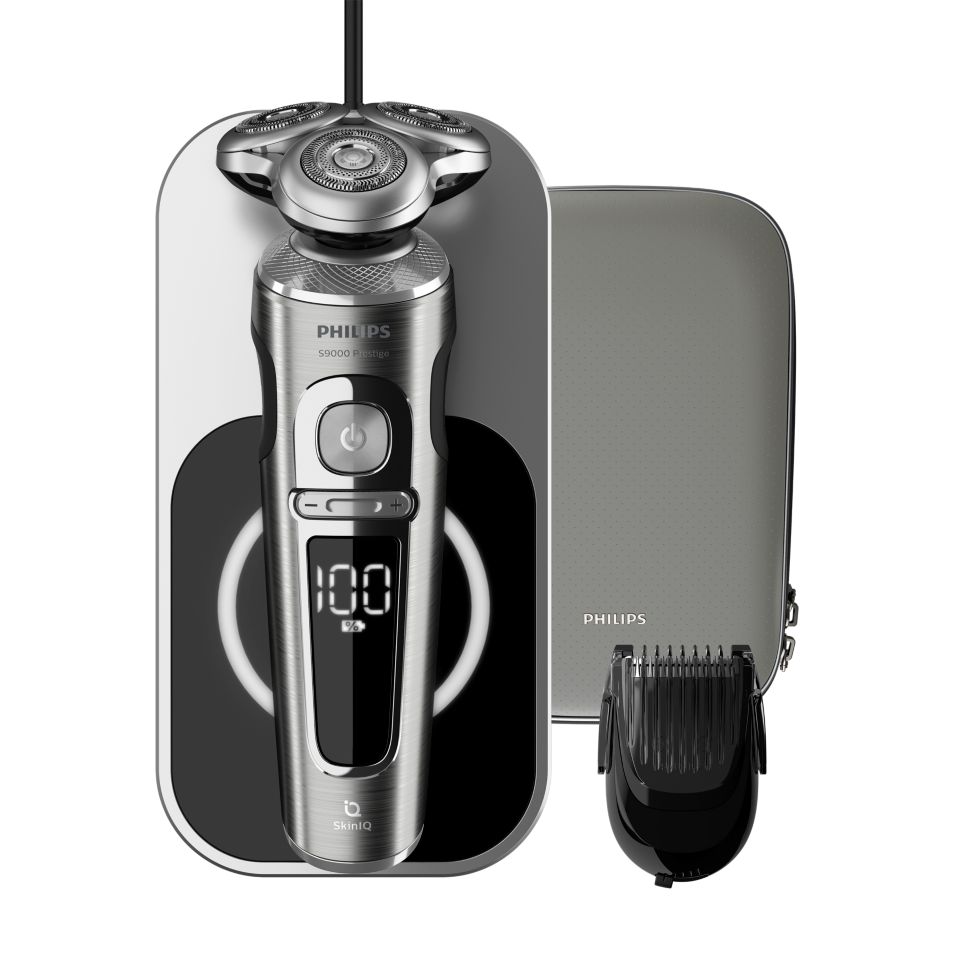 bereiken partij Punt Shaver S9000 Prestige Nat en droog elektrisch scheerapparaat, 9000-serie  SP9861/16 | Philips