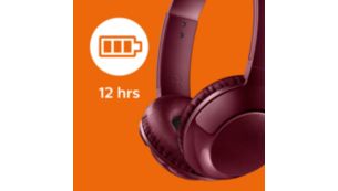 AURICULARES PHILIPS DE DIADEMA INALAMBRICOS CON MICRO SHB3075RD