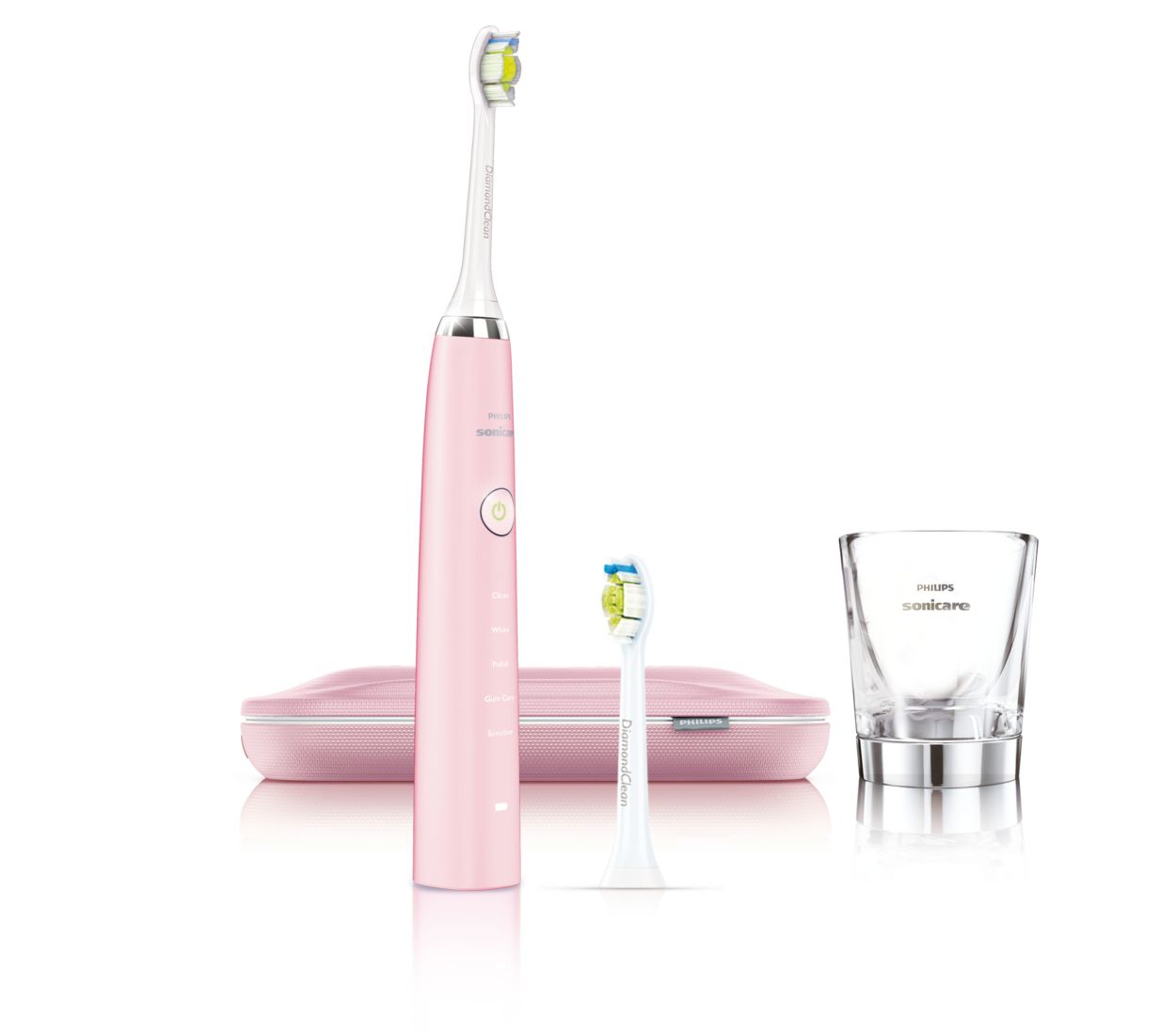 DiamondClean Pink Edition Sonic electric toothbrush - Dispense 