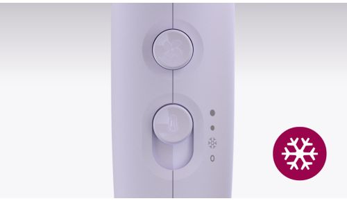 Ustawienie chłodnego powietrza do wykończenia stylizacji