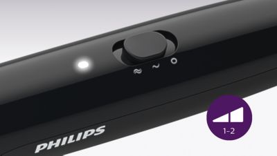 Dos posiciones de temperatura para todo tipo de cabello