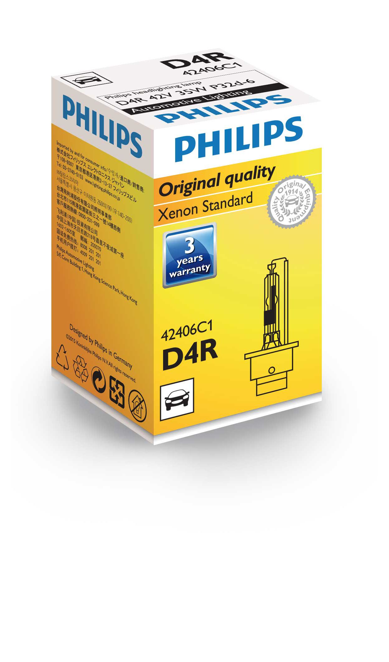 Xenon Standard Automotive Headlight 42406C1 | Philips