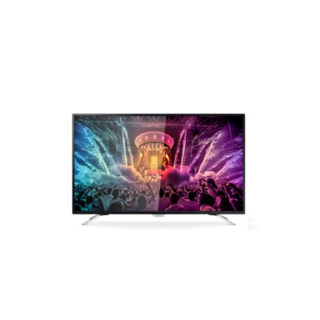 55PUF6001/T3 6000 series 4K 超薄智能 LED 电视