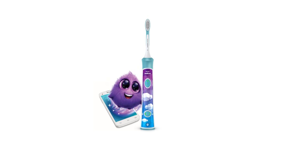 Philips Sonicare For Kids Sonická zubná kefka pre deti od 3 rokov s aplikáciou HX6322/04 - hlavný produktový obrázok Philips