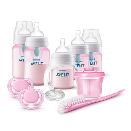 SCD393/04 Philips Avent Anti-colic Bottle with AirFree vent Gift Set