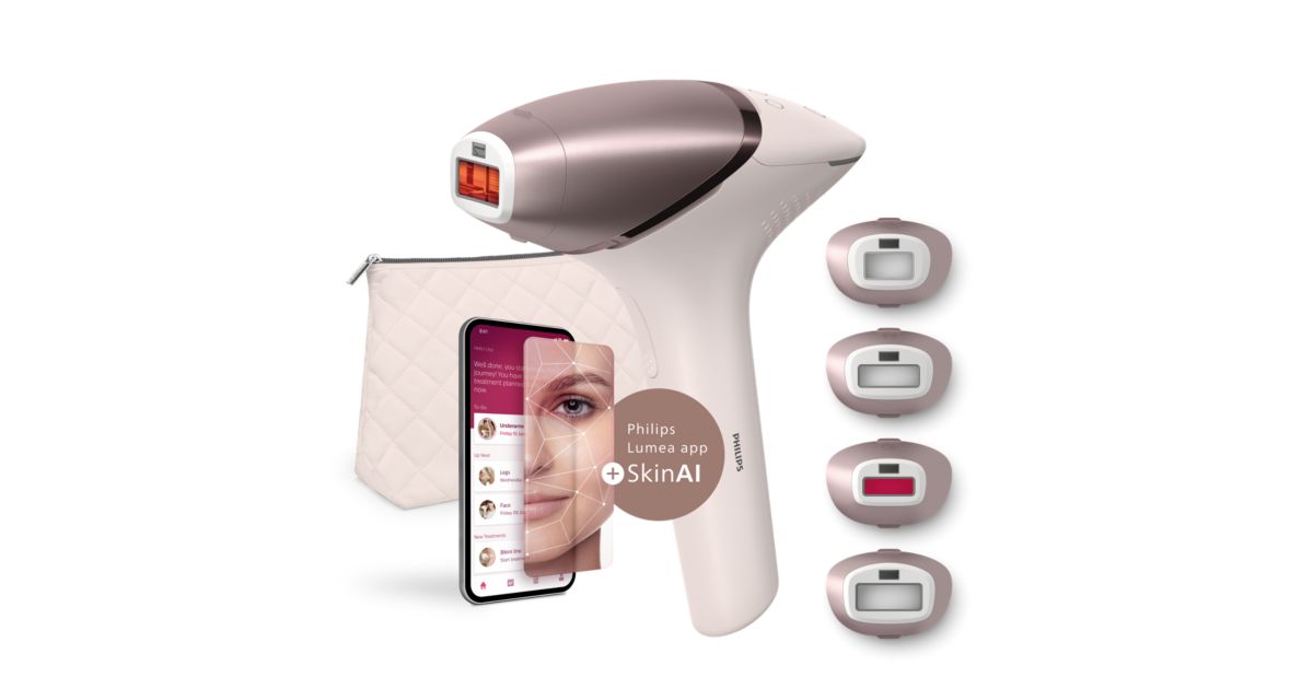 Lumea IPL 9900 Series IPL prístroj na odstránenie chĺpkov s technológiou SenseIQ BRI977/00 - hlavný produktový obrázok Philips