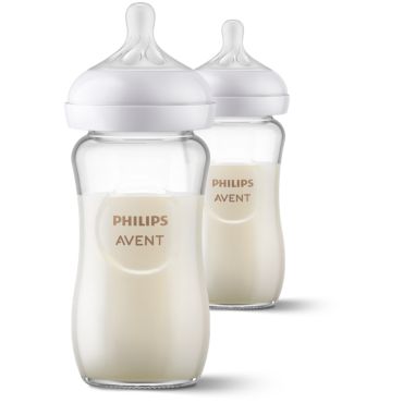 Philips Avent Glass Natural Response Baby Bottle