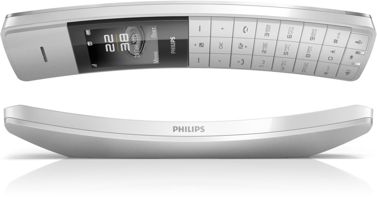 8000 series Стильный беспроводной телефон M8881WW/51 | Philips