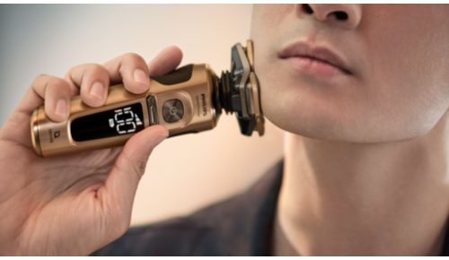 Tilpas din barbering med personlige komfortindstillinger