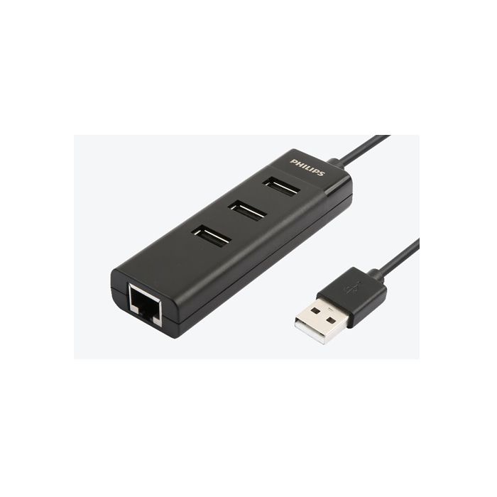 USB 插座集线器扩展到 4 端口迷你集线器。