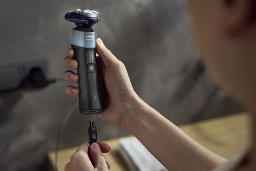 1-hour charging for 50 minutes shaving, 5-min quick charge