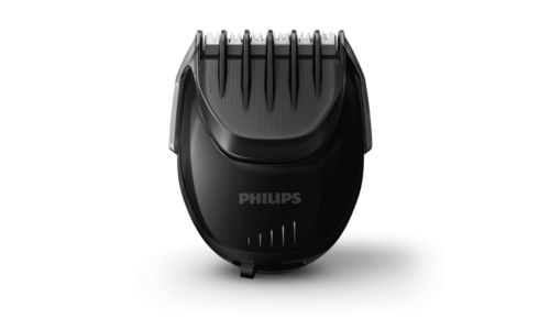 Aufsetzbarer Bartstyler mit fünf Längeneinstellungen