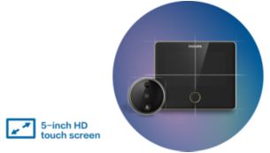 Màn hình cảm ứng HD 5 inch: Thao tác dễ dàng cho cả gia đình