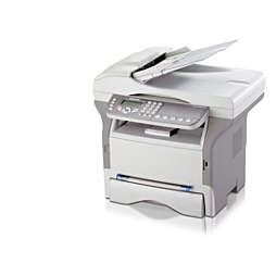 Laserový fax s tiskárnou a skenerem