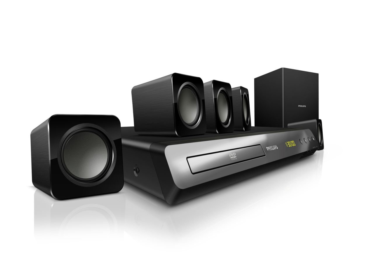 Philips home theatre 5.1 with store dvd player