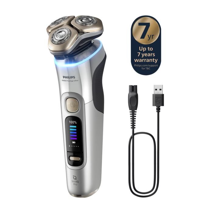 i9000 Prestige Ultra Wet&Dry Electric Shaver with SkinIQ Pro