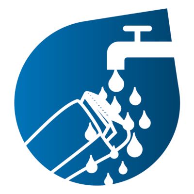 100% αδιάβροχο για χρήση στο ντους και εύκολο καθαρισμό