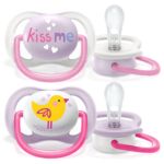 Uma chupeta leve e respirável