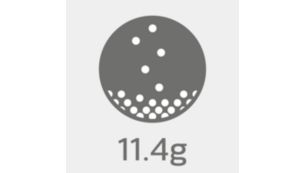 Wyjątkowo lekka konstrukcja o wadze 11,4 g daje najwyższy komfort*
