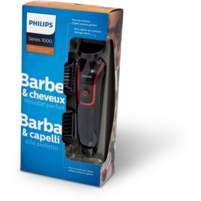Styling preciso di barba e capelli