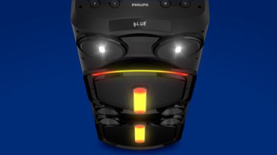 Los diferentes modos de luz te permiten elegir la atmósfera de tu fiesta