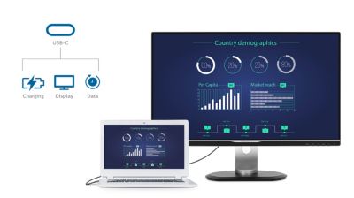 All your connections through one USB-C cable