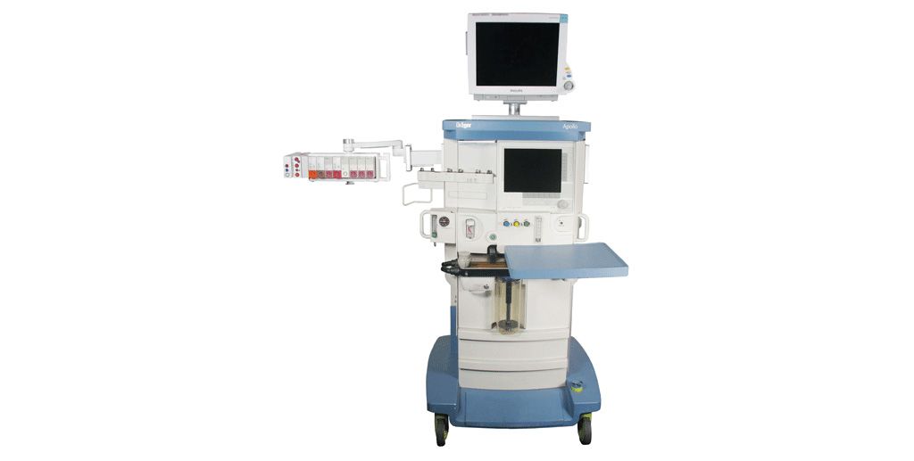 IntelliVue MP60/70: Dräger Apollo Top Shelf Mounting Kits