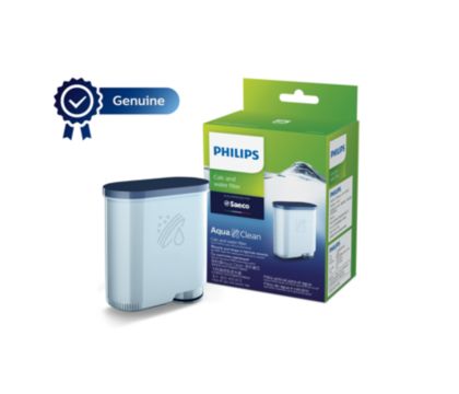 Philips Kitchen Appliances Philips AquaClean - Filtro de agua y calc  original, sin descalcificar hasta 5,000 tazas, reduce la formación de cal,  1