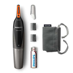 Nose trimmer series 3000 Comfortable nose, ear &amp; eyebrow trimmer