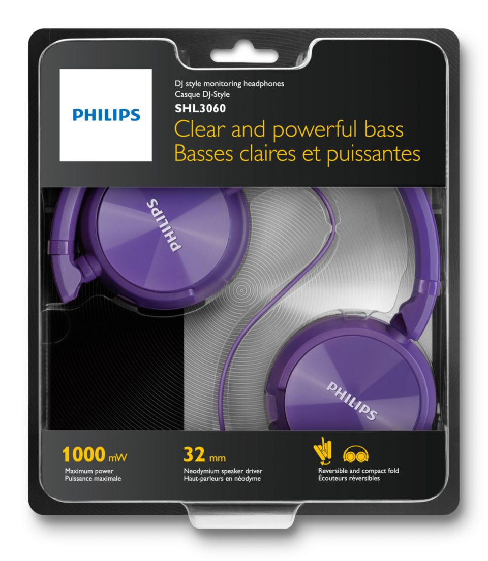 Headphones SHL3060PP 00 Philips