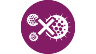蒸氣能殺滅多達 99.9% 的細菌*,使衣物煥然一新