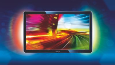 O recurso Ambilight com 2 canais ativos enriquece sua experiência visual