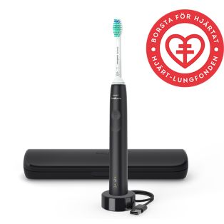 Sonicare 3100 series Sonisk eltandborste + resefodral - Svart