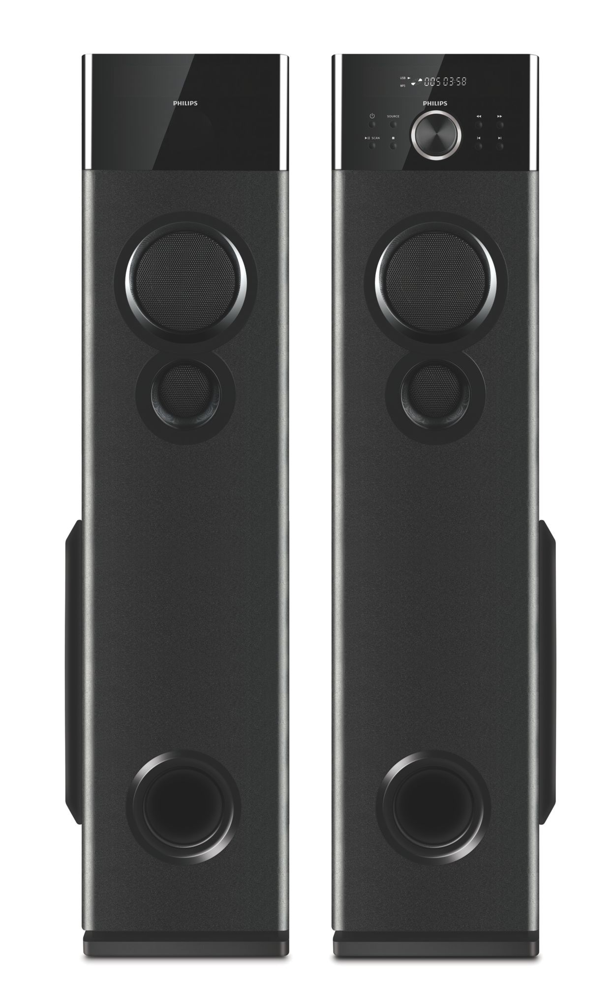 Multimedia store tower speaker