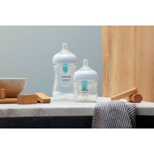 Avent Natural à Réponse Naturelle Biberon valve AirFree 125ml - tétine 0m+ - Pack de 2