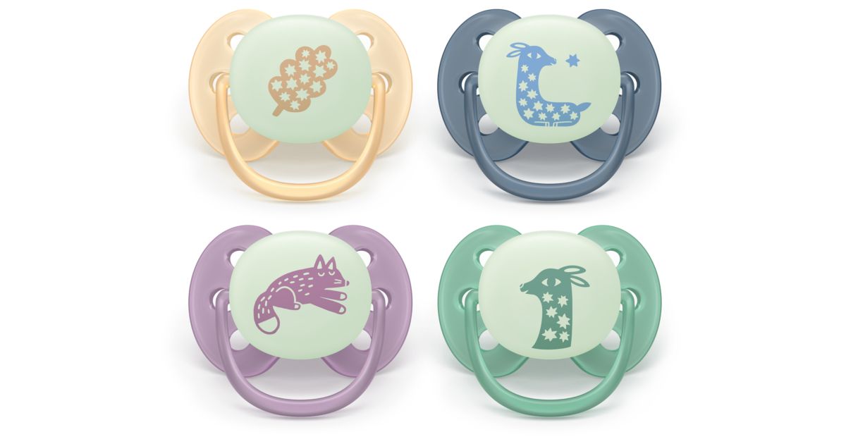 Avent Pacifier ultra soft Nighttime SCF094/08 | Philips