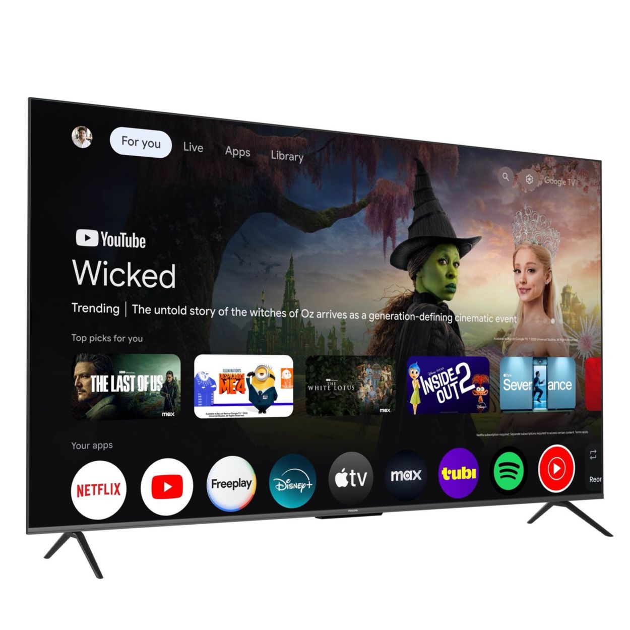 QLED+ Series 7000 series 4K UHD QLED+ Google TV 85PQL7456/F7 | Philips