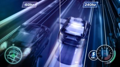 Ultra-fast 240 Hz refresh rate for virtually lag-free gaming