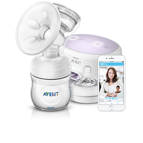 SCF332/01PR Philips Avent Single Electric Breast Pump with Aftercare Support