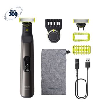 Електростанок Philips OneBlade Pro 360  Для обличчя та тіла