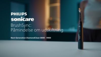 BrushSync: Påmindelse om udskiftning