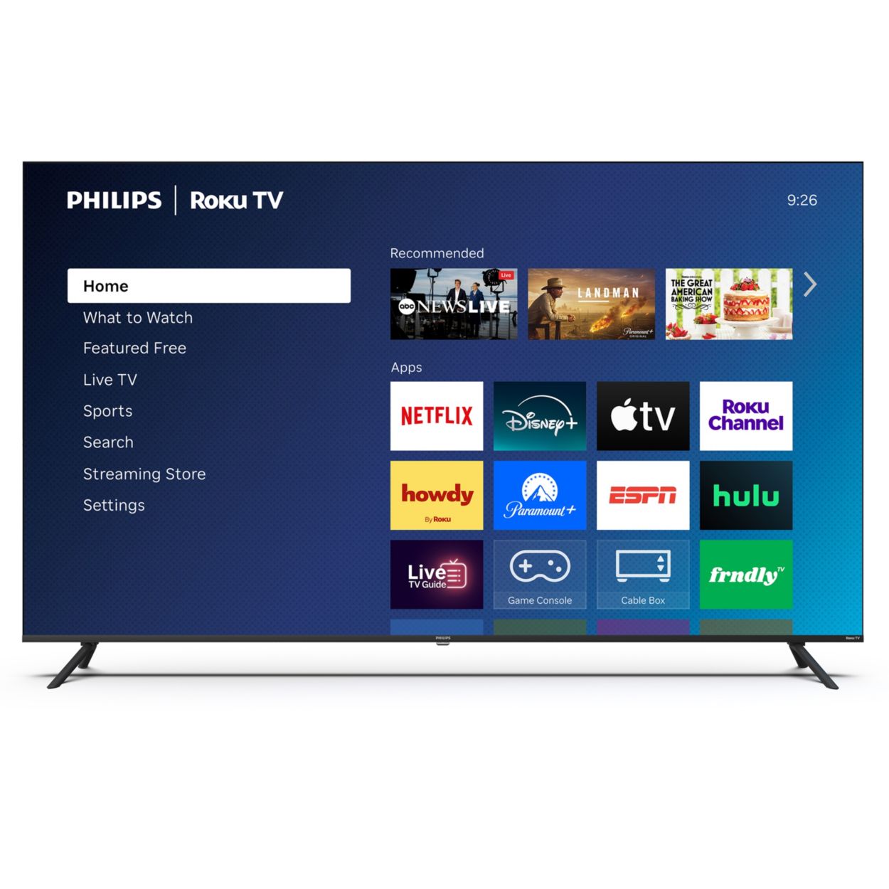 Elegant Smart TV with a vivid display