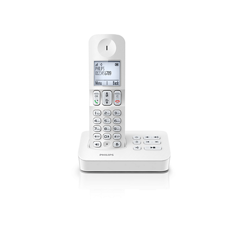 D4051W/38  Schnurloses Telefon mit Anrufbeantworter