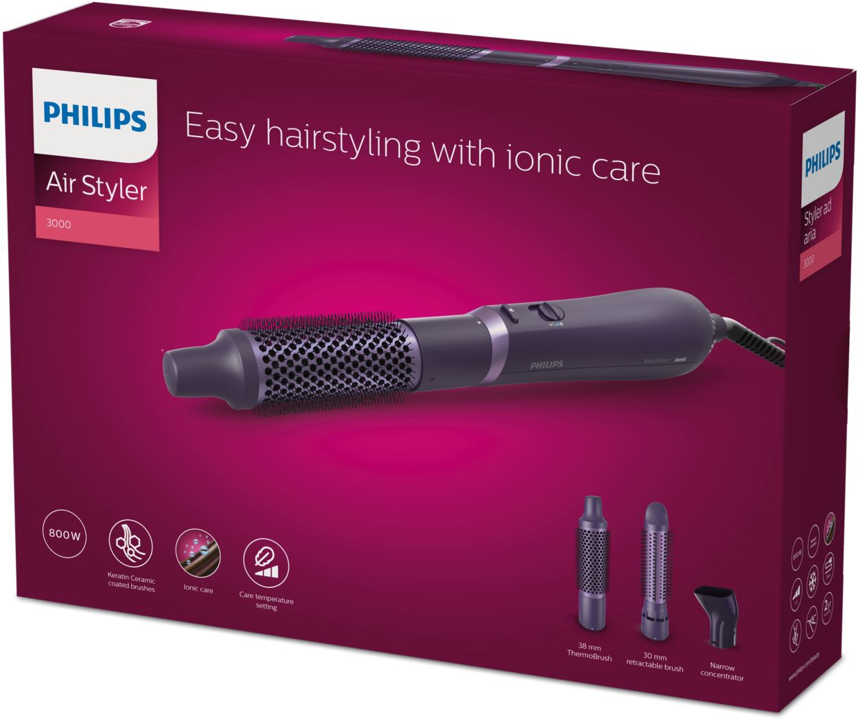 Comprar CEPILLO MOLDEADOR PHILIPS AIR STYLER BHA305/00 online en Dalion  Store