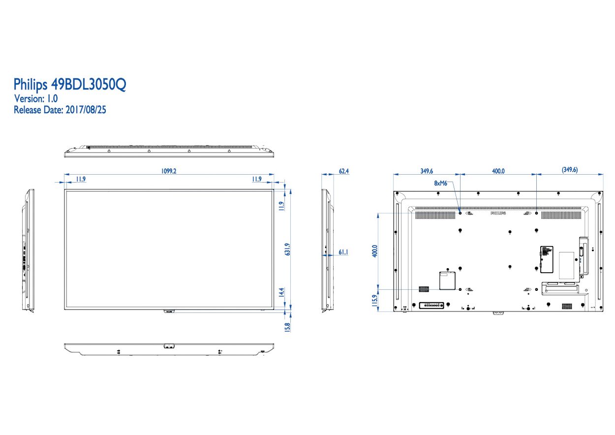 Signage Solutions Q-Line Display 49BDL3050Q/00 | Philips