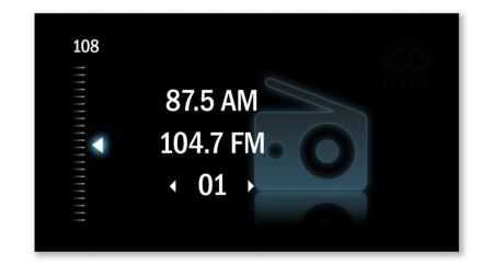 AM/ FM tuner for radio enjoyment