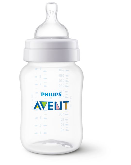 Biberon anti-colici Philips Avent SCY103/01, 260ml, Tetina cu