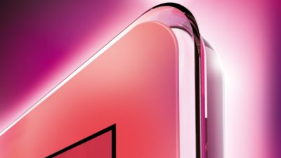 Ambilight Spectra con cornice attiva ed effetto alone sensoriale intorno allo schermo