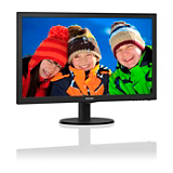 243V5LHSB LCD monitor with SmartControl Lite