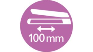 빠르고 간편한 스트레이트를 위한 전문가용 길이의 열판